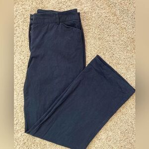 Tribal Black wide leg flare pants w/ stretch